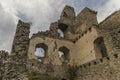 Divci Kamen ruin of castle in autumn Royalty Free Stock Photo