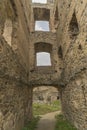 Divci Kamen ruin of castle in autumn Royalty Free Stock Photo