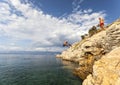 Dive in the Adriatic sea