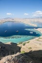 Dive Boats in Komodo National Park Royalty Free Stock Photo