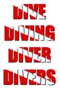 Dive Diving Diver Divers Royalty Free Stock Photo