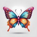 Elegant Flutter: A Stunning Vector Butterfly Design