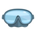 Dive equipment icon cartoon vector. Scuba mask Royalty Free Stock Photo