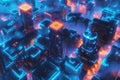 Cyberpunk City Dreams AI Generated Royalty Free Stock Photo