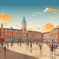 Madrid\'s Majestic Royal Palace & Lively Plaza Mayor