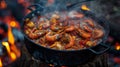 Bayou Banquet: A Celebration of New Orleans Gumbo and Crawfish Royalty Free Stock Photo