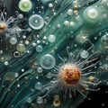 Microcosmic Ballet: Ocean Plankton in a Mesmerizing Underwater Dance