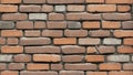 Vintage Red Brick Wall Seamless Texture. AI Generation Royalty Free Stock Photo