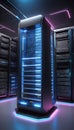 Beyond Binary: QuantumQuotient\'s 3D Symphony of Data. AI generate