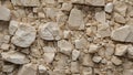Rugged Earth: Coarse Limestone Canvas. AI generate