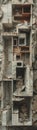 Dive into the unseen world beneath structures, revealing the secrets of foundations through a dynamic tilted view that emphasizes