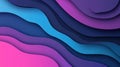 Dive into a vibrant cyberpunk world with this dark purple and blue gradient background, perfect for modern projects Royalty Free Stock Photo