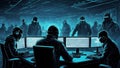 crypto heist skilled coders daring attack major exchange. ai generated