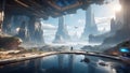 QuantumQuotient Frontiers: DataEclipse Odyssey\'s Tomorrow Quest. AI generate