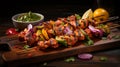 Chicken Tikka street food