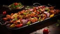 Chicken Tikka street food