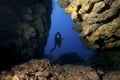 Diver & Cave