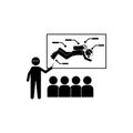 Diver course icon. Element of diving icon for mobile concept and web apps. Pictogram Diver course icon can be used for web and mob
