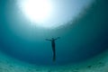 Diver Cross Royalty Free Stock Photo