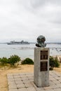 Diver Memorial and Cruise Ship