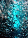 Diver's bubbles