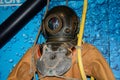 Diver in Titanic Museum, Belfast, Northern Ireland Royalty Free Stock Photo