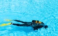Diver Training Royalty Free Stock Photo