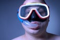 Diver: wet II Royalty Free Stock Photo