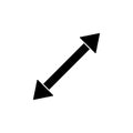 divergent arrows icon. Element of web icon for mobile concept and web apps. Isolated divergent arrows icon can be used for web and