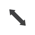 Divergent arrows vector icon
