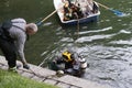 Divers Clean Up Patriarshi Pond, Moscow