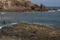 Divers coming out of the sea. Royalty Free Stock Photo