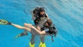 Divers in equipment Royalty Free Stock Photo