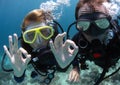 Divers Royalty Free Stock Photo