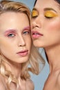 diverse beauty concept, interracial women with