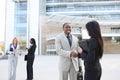 Diverse Business Team Handshake Royalty Free Stock Photo
