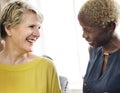 Diverse business women taking shoot