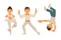 Diverse Dance Styles Practice Illustration