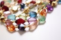 diverse gemstones interlinked in a single chain necklace