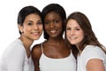 Diverse group of beautiful women Royalty Free Stock Photo