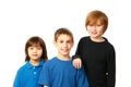 Diverse group of boys Royalty Free Stock Photo