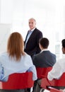 A diverse group of business people at a seminar Royalty Free Stock Photo