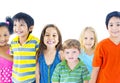 Diverse Group of Children Smiling Royalty Free Stock Photo