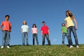 Diverse group kids or youth Royalty Free Stock Photo