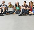 Diverse Group of People Community Togetherness Technology Concept Royalty Free Stock Photo