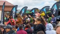 Diverse group of people during the 96th anniversary of Carabineros de Chile