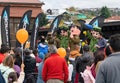 Diverse group of people during the 96th anniversary of Carabineros de Chile