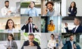 Diverse Group of Professionals Engaged in Various Work Activities Royalty Free Stock Photo