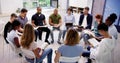 Diverse Group Reading And Studying Bible Royalty Free Stock Photo