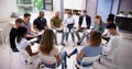 Diverse Group Reading And Studying Bible Royalty Free Stock Photo